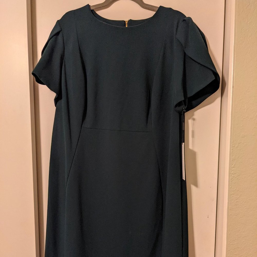 NWT Calvin Klein Emerald Dress